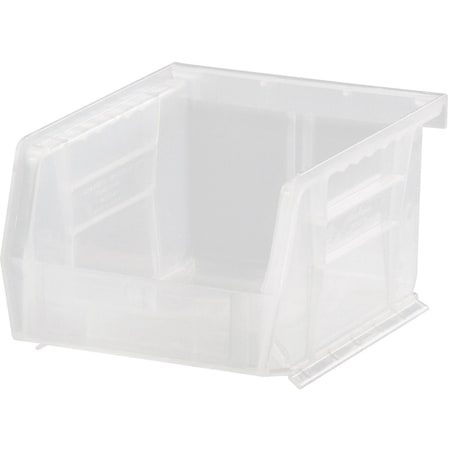 Quantum Storage Systems Storage Bin, Polypropylene, Clear, 3 in H QUS210CL